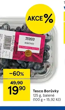 Tesco Tesco Borůvky nabídka