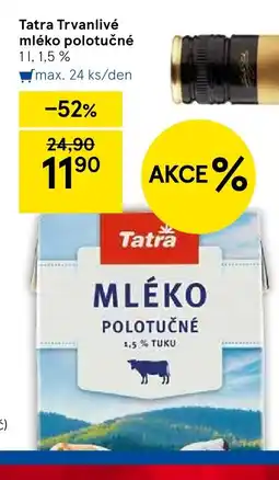 Tesco Tatra Trvanlivé mléko polotučné nabídka
