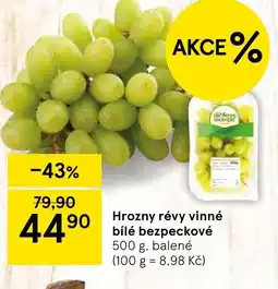 Tesco Hrozny révy vinné bílé bezpeckové nabídka