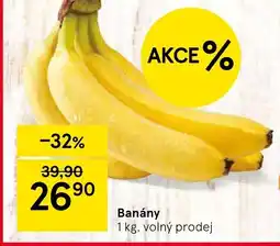 Tesco Banány nabídka