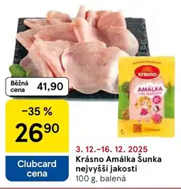 Tesco Krásno Amálka Šunka nejvyšší jakosti nabídka