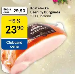 Tesco Kostelecké Uzeniny Burgunda nabídka
