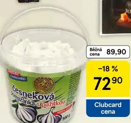 Tesco Gurmán Klub Česneková pomazánka s pažitkou nabídka