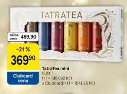 Tesco TatraTea mini nabídka
