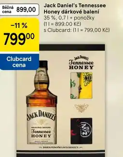 Tesco Jack Daniel's Tennessee Honey dárkové balení nabídka
