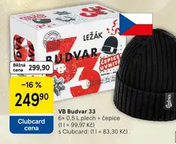 Tesco VB Budvar 33 nabídka