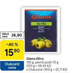 Tesco Giana Olivy nabídka