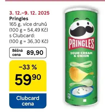 Tesco Pringles nabídka