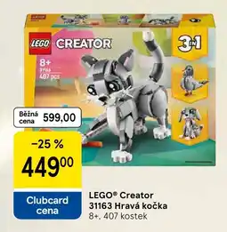 Tesco LEGO® Creator 31163 Hravá kočka nabídka