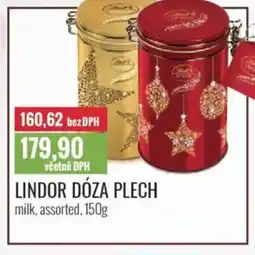 Ratio Lindor dóza plech nabídka