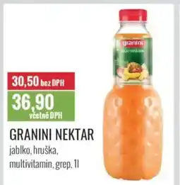 Ratio Granini nektar nabídka