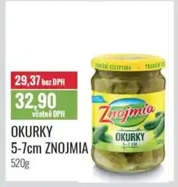 Ratio Okurky 5-7 cm Znojmia nabídka