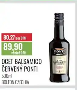 Ratio Ocet balsamico červený Ponti nabídka