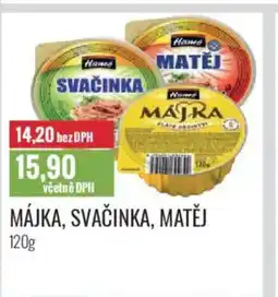 Ratio Hamé Májka, svačinka, matěj nabídka