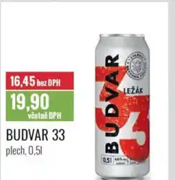 Ratio Budvar 33 nabídka