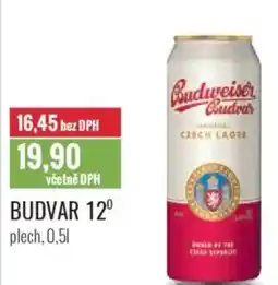 Ratio Budvar 12° nabídka