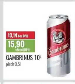Ratio Gambrinus 10° nabídka