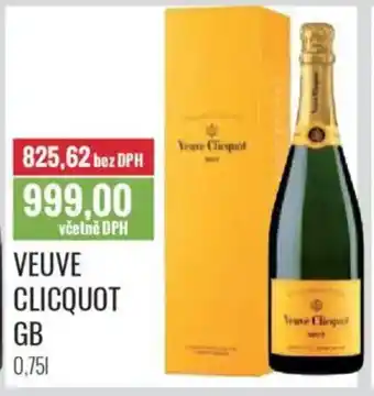 Ratio Veuve clicquot GB nabídka