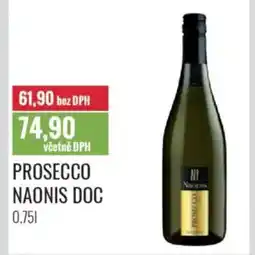 Ratio Prosecco Naonis DOC nabídka