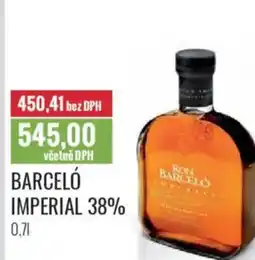 Ratio Barceló imperial 38% nabídka