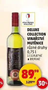 Penny Market DELUXE COLLECTION VINAŘSTVÍ MUTĚNICE, 0,75 l nabídka