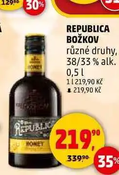 Penny Market REPUBLICA BOŽKOV, 0,5 l nabídka