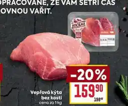 Billa Vepřová kýta bez kosti cena za 1 kg nabídka