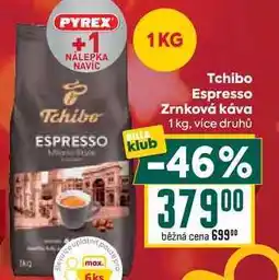 Billa Tchibo Espresso Zrnková káva 1 kg nabídka