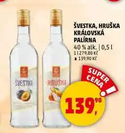 Penny Market HRUŠKA KRÁLOVSKÁ PALÍRNA, 0,5 l nabídka