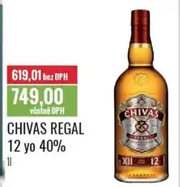 Ratio Chivas regal 12 yo 40% nabídka