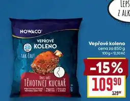 Billa Vepřové koleno cena za 850 g nabídka