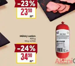 Billa Měkký salám 400 g nabídka