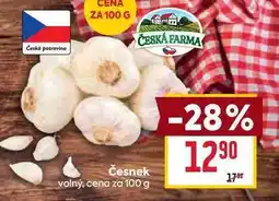 Billa Česnek volný, cena za 100g nabídka