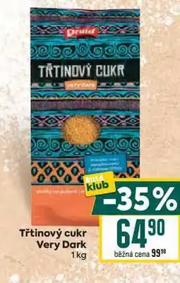 Billa Třtinový cukr Very Dark 1 kg nabídka