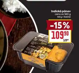 Billa Indická pánev cena za 560 g nabídka