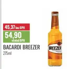 Ratio Bacardi breezer nabídka
