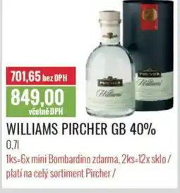 Ratio Williams pircher gb 40% nabídka