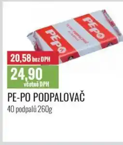 Ratio Pe-po podpalovač 40 podpalů nabídka