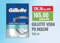 Ratio Gillette voda po holení nabídka