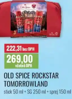 Ratio Old spice rockstar tomorrowland nabídka