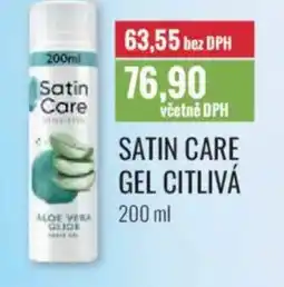 Ratio Satin care gel citlivá nabídka