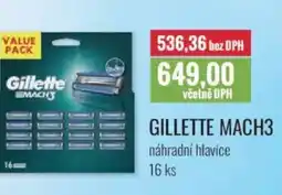 Ratio Gillette mach3 náhradní hlavice nabídka