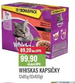 Ratio Whiskas kapsičky nabídka