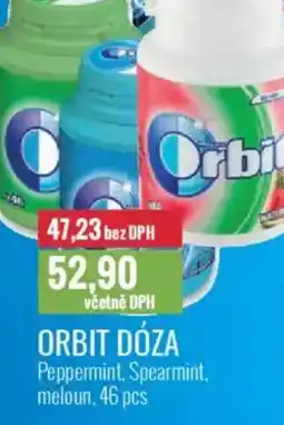 Ratio Orbit dóza peppermint, spearmint, meloun nabídka