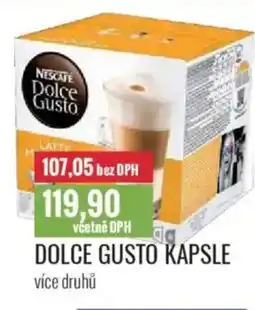 Ratio Dolce gusto kapsle nabídka