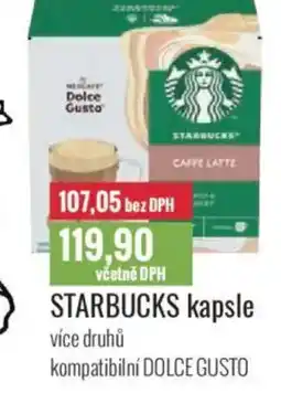 Ratio STARBUCKS kapsle nabídka
