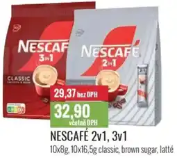 Ratio Nescafé 2v1, 3v1 nabídka