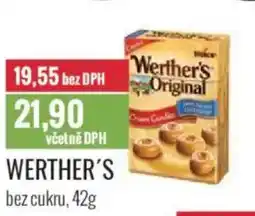 Ratio Werther's bez cukru nabídka