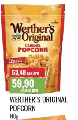 Ratio Werther's original popcorn nabídka