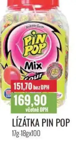 Ratio Lízátka pin pop nabídka